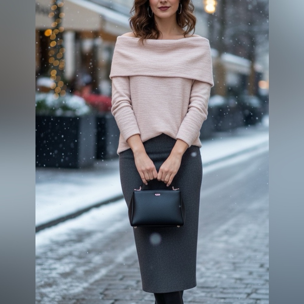 Sunday in Brooklyn | Anthropologie Pink Textured Off-Shouler Top